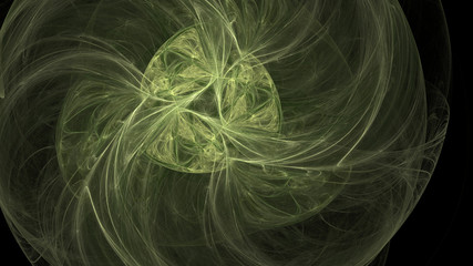 Naklejka premium Fantasy chaotic colorful fractal pattern. Abstract fractal shapes. 3D rendering illustration background or wallpaper