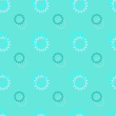 Seamless background pattern with various colored circles.