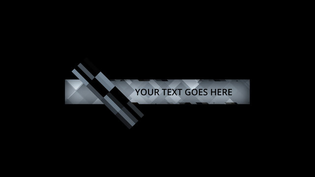 Pixelated Lower Third