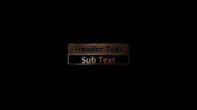 Shining Gold Title