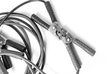 need stylish wire clamps for cars on a white background