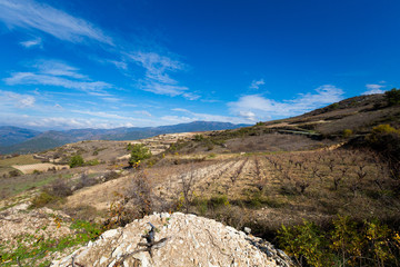 Troodos mountains on Cyprus island
