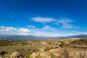 Troodos mountains on Cyprus island