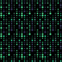 Fototapeta premium Seamless abstract pattern background with a variety of colored circles.