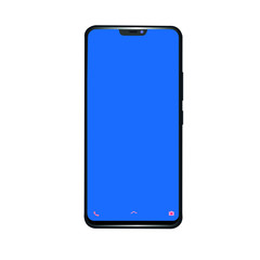 Mock up of modern smartphone