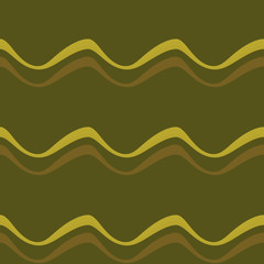 Seamless pattern background with multi-colored wavy lines.