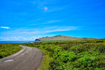 driving on easter island