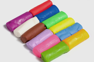 polymer clay bars side view