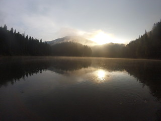 Synevyr lake Ukrainian Carpathians