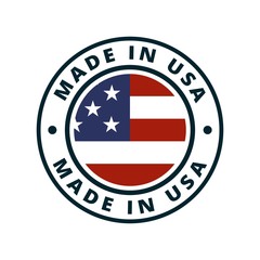 Made in USA label illustration