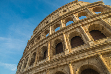Fototapeta premium Colosseum in Rome on a sunny day