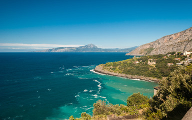 Wild coastline near Maratea (south of Italy)