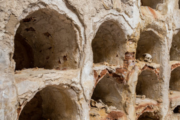 Funeral Crypt belonging to the hermitage of Saint Joseph, built during the XVI century, Cartagena, Spain