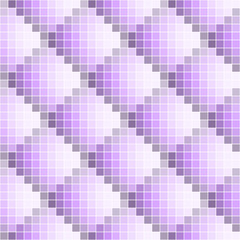 Purple abstract seamless pixel pattern.