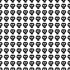 Skulls seamless pattern