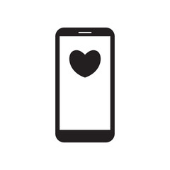 Smartphone with heart