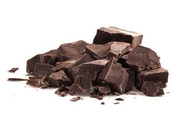 Dark Chocolate Blocks and Pieces