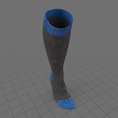 Display leg sock