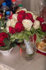 Bridal Bouquet of red roses