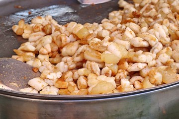 Fried squid at street food