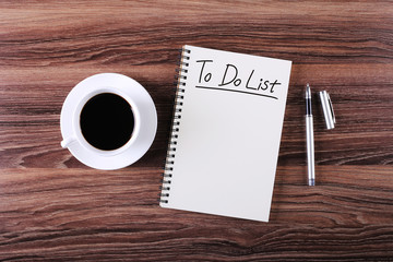 To Do List On Office Desktop