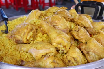 biryani rice with chicken
