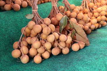 Longan fruit at street food