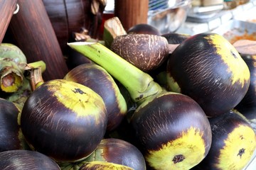 Toddy palm at street food