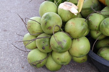Coconut at street food