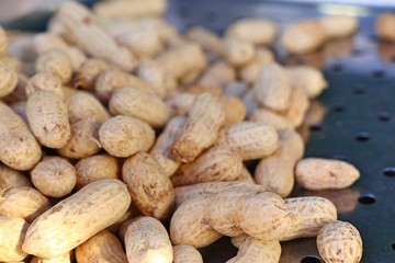 Boiled peanuts at street food