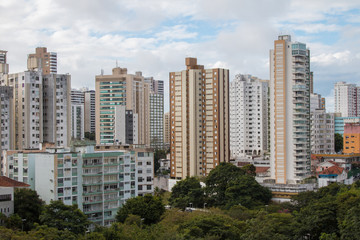 Fototapeta na wymiar View of residential buildings in the city of Salvador Bahia Brazil