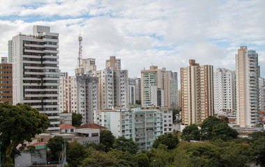 Fototapeta na wymiar View of residential buildings in the city of Salvador Bahia Brazil