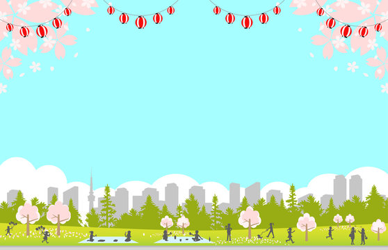 1 7 最適な お花見提灯 画像 ストック写真 ベクター Adobe Stock