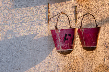 Fire Safety Sand Filled Buckets to Prevent Fire