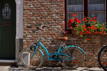 Fototapeta na wymiar Bike in Belgium