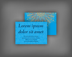 Set of business, invitation, save the date template