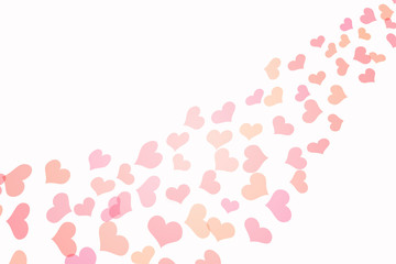 Heart material.  Confetti　ハート素材　紙吹雪、花吹雪