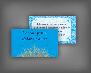 Set of business, invitation, save the date template