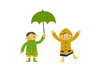レインコートを着た子供 雨のイメージイラスト 梅雨の季節の為のイラストレーション 子供と雨のイラストレーション 季節のクリップアート Art Wall Mural A Tomoko Arakawa レインコートを着た子供 雨のイメージイラスト 梅雨の季節の為のイラストレーション 子供と雨のイラストレーション 季節のクリップアート Art Wall Mural A Tomoko Arakawa