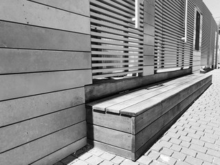 High silver color fence wall of the house surroundings