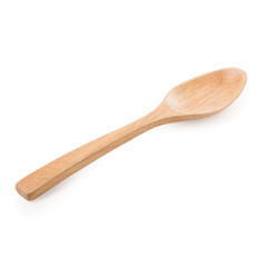 Wooden Spoon isolated on a white background