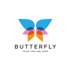 Beauty Butterfly Logo Template Vector icon design - Vector  - 243972104