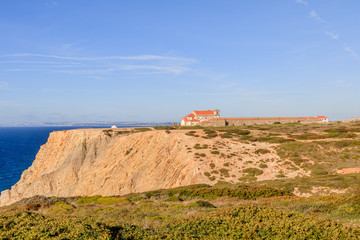 Vista Santu&aacute;rio de Nossa Senhora da Pedra de Mua no Cabo Espichel em Sesimbra