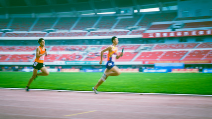 Fototapeta premium running contest
