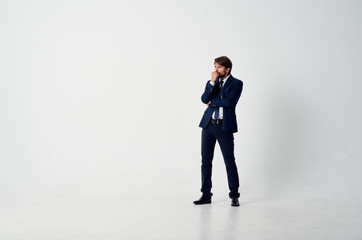 Fototapeta premium full-length business man