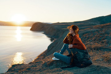 woman at sea