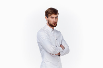 business man on an isolated background