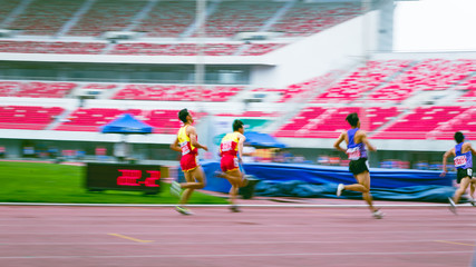 Obraz premium running contest