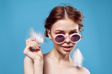 woman beautiful jewelry fashion