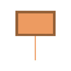 Obraz premium tag of wood isolated icon